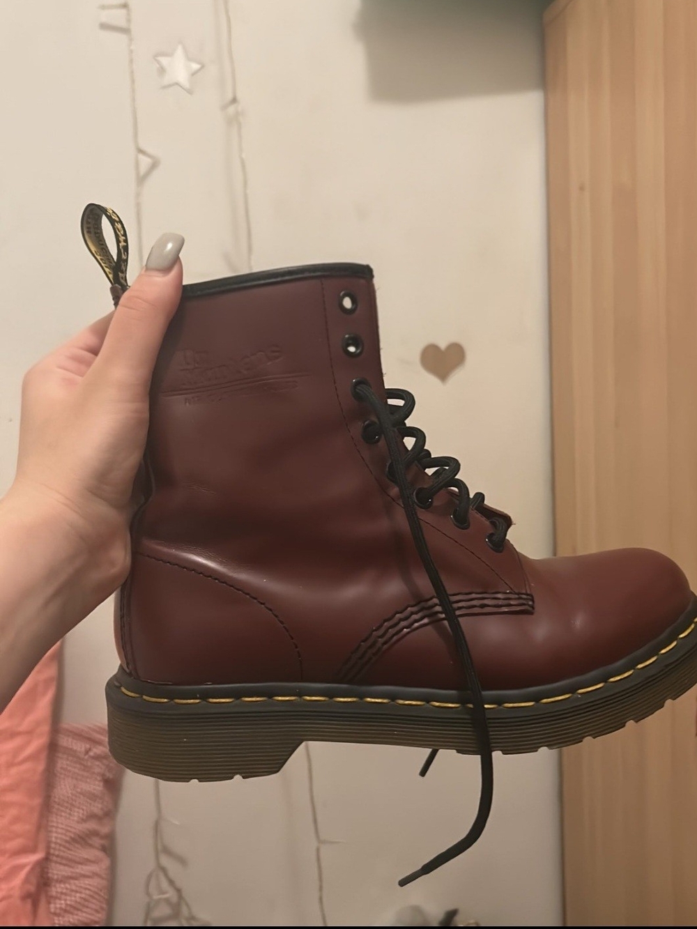 Dr. Martens 1460 Smooth Leather Boot - Cherry Red